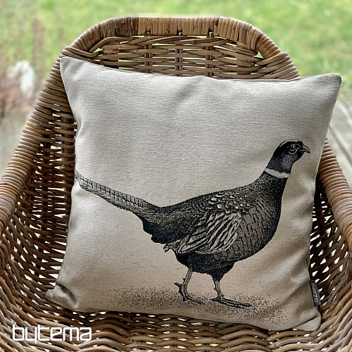 Fodera per cuscino gobelin FAGANO grigio