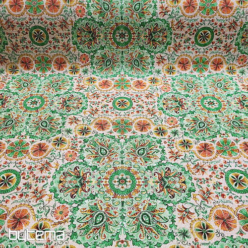 Tessuto decorativo INDIA verde