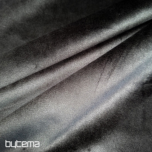 Tessuto decorativo in velluto RIVIERA BLACK
