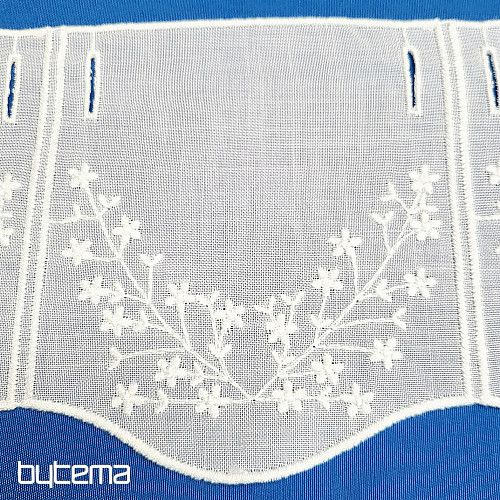 Tenda in vetro colorato GERSTER 11706/019/0010 bianco