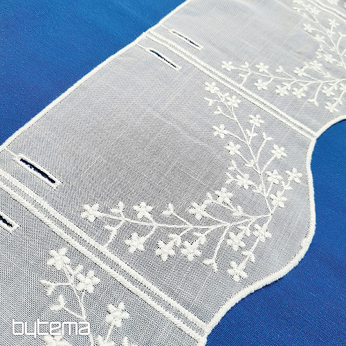 Tenda in vetro colorato GERSTER 11706/019/0010 bianco