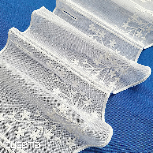 Tenda in vetro colorato GERSTER 11706/019/0010 bianco