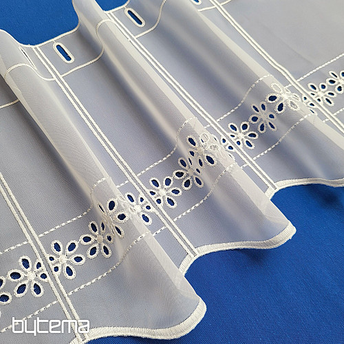 Tenda in vetro colorato GERSTER 11539/0002 crema