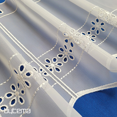 Tenda in vetro colorato GERSTER 11539/0002 crema