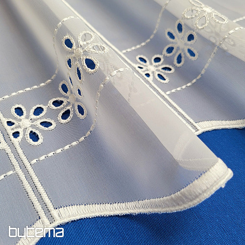 Tenda in vetro colorato GERSTER 11539/0002 crema
