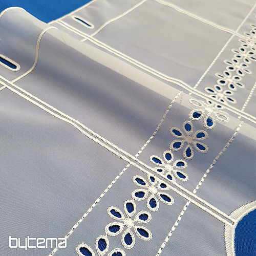Tenda in vetro colorato GERSTER 11539/0002 crema
