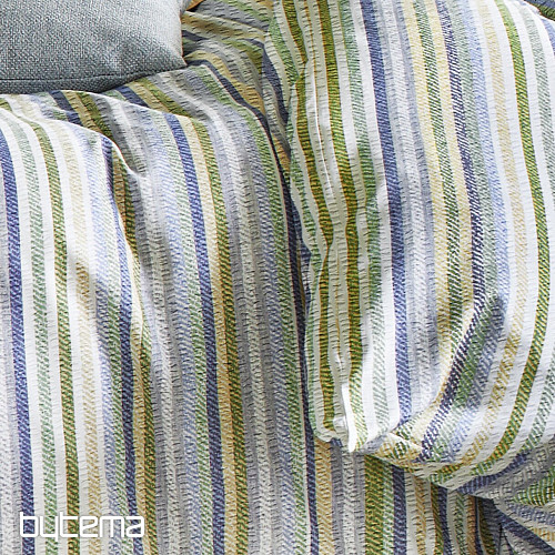 IRISETTE lusso crêpe morbido EASY 8513-30 righe verdi