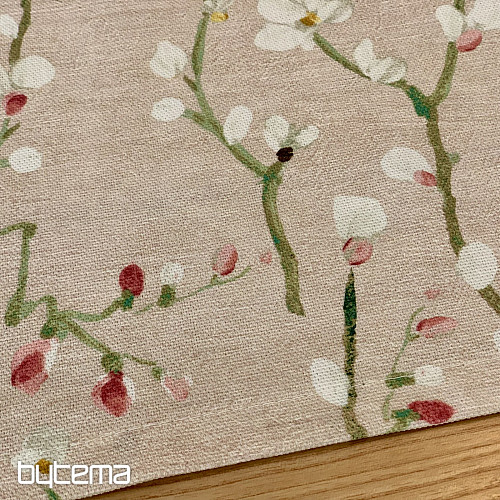 Tovaglia e scialle NOA Twigs piccolo rosa