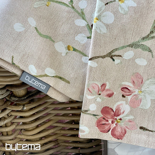 Copricuscino decorativo Ramoscelli di NOA piccolo rosa