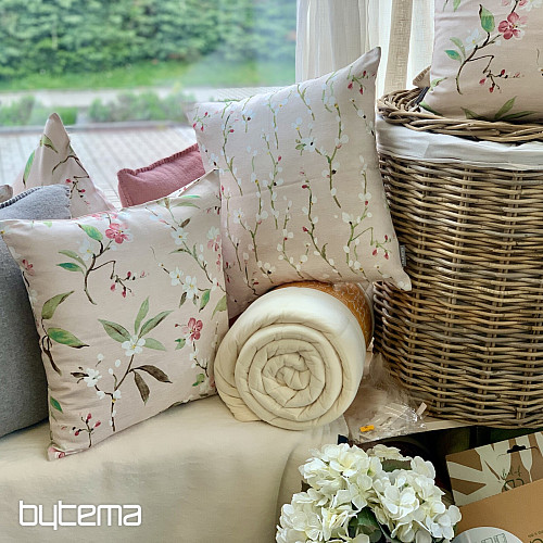Federa decorativa NOA FLOWER rosa