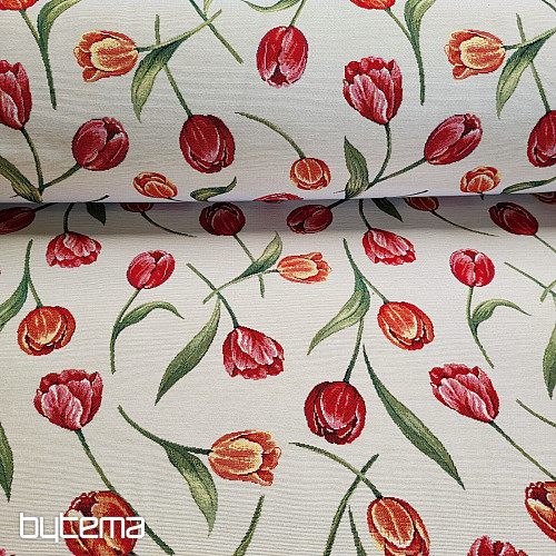 Tessuto per arazzo TULIPS III modello grande