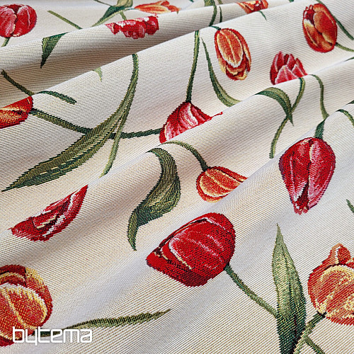 Tessuto per arazzo TULIPS III modello grande