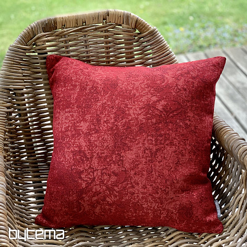 Fodera per cuscino arazzo MARMO ROSSO