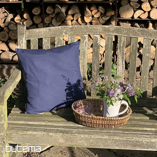 Fodera per cuscino decorativo LISO BLU MARINO
