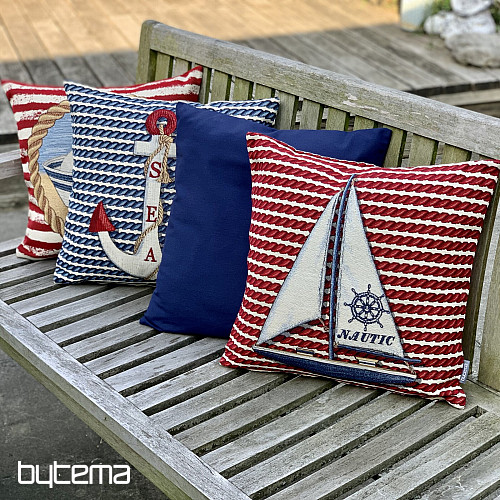 Fodera per cuscino decorativo LISO BLU MARINO