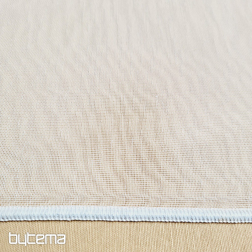 Tenda jacquard rifinita BIANCO