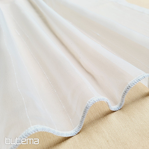 Tenda finita GERSTER bianco liscio