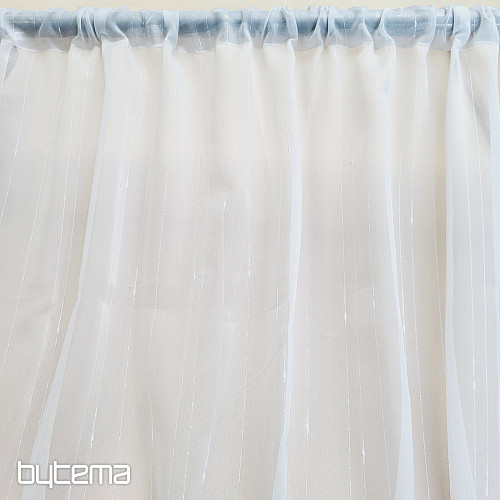 Tenda finita GERSTER bianco liscio