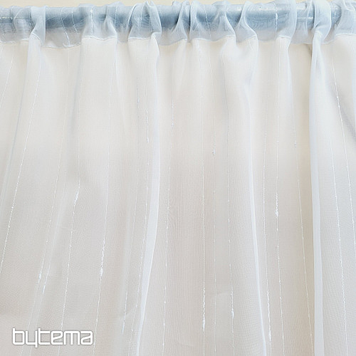 Tenda finita GERSTER bianco liscio