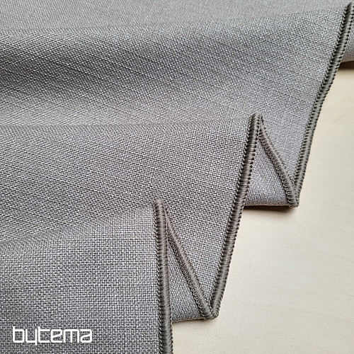 Tessuto decorativo di design monocolore GERSTER 7650 GRIGIO 870