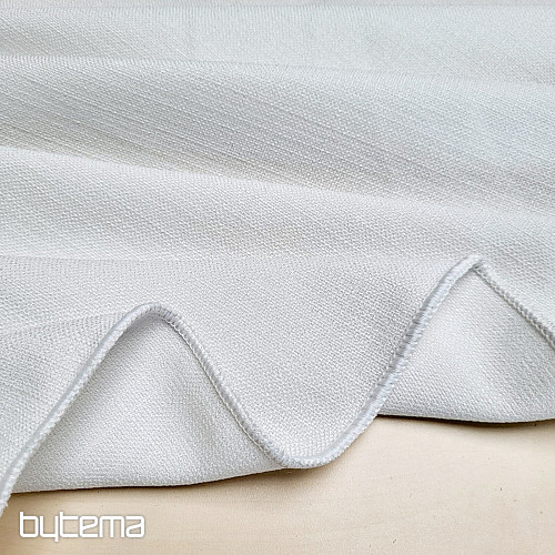 Tessuto decorativo di design monocolore GERSTER 7650 WHITE 02