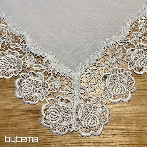 Tovaglia IN PIZZO ROSA BIANCA