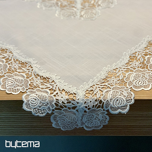 Tovaglia IN PIZZO ROSA BIANCA