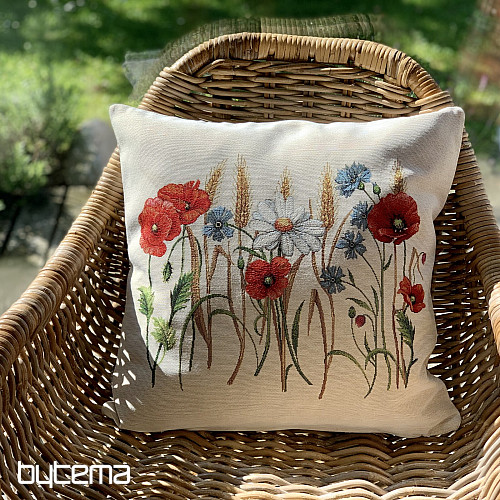 Fodera per cuscino arazzo FIORI DI CAMPO