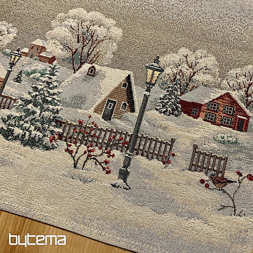 Tovaglia, scialle e posto tavola in gobelin WINTER IDYLKA