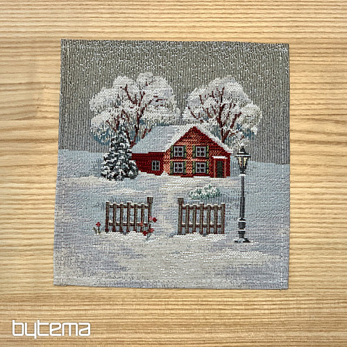 Tovaglia, scialle e posto tavola in gobelin WINTER IDYLKA