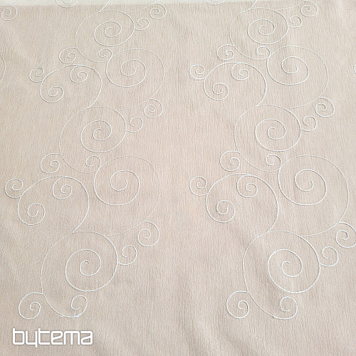 Tenda finita ORNAMENTI RICAMATI bianco