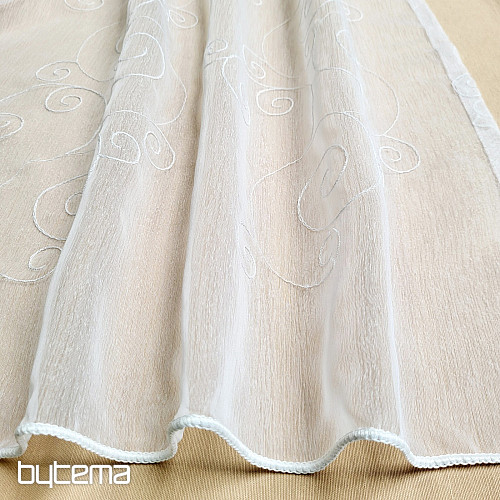 Tenda finita ORNAMENTI RICAMATI bianco