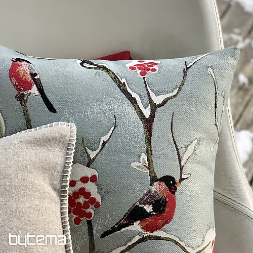 Cuscino di lusso HÍL grigio-blu