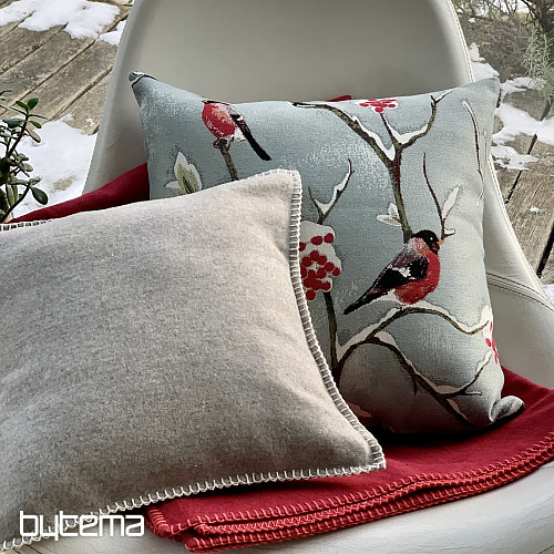 Cuscino di lusso HÍL grigio-blu