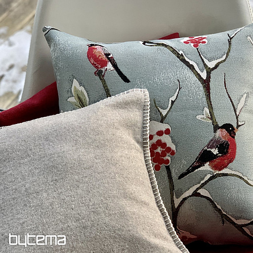 Cuscino di lusso HÍL grigio-blu