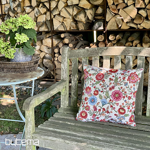 Fodera per cuscino arazzo FIORI DIPINTI