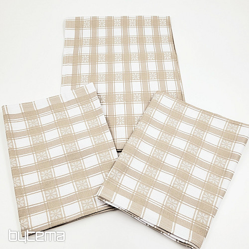 Asciugamani Egitto. CUBO CON FIORE in cotone 3 pz