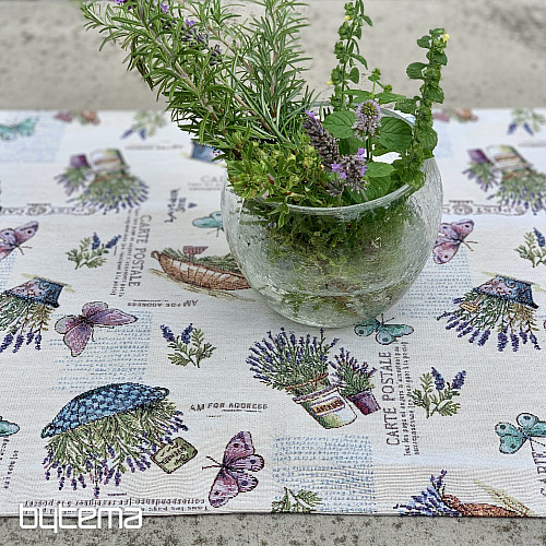 Tovaglia e scialle Tapestry LAVANDER GARDEN 2