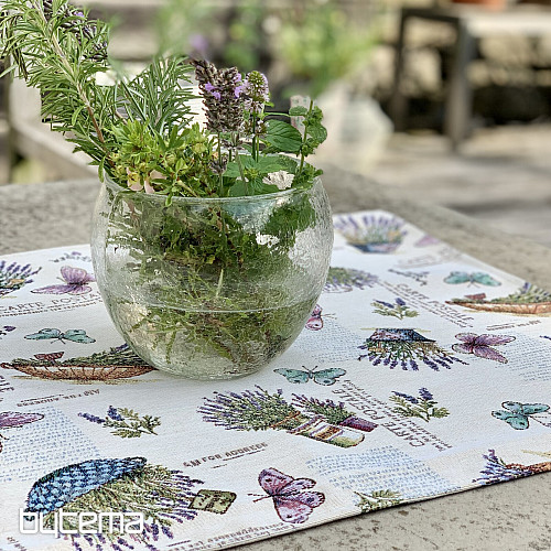 Tovaglia e scialle Tapestry LAVANDER GARDEN 2