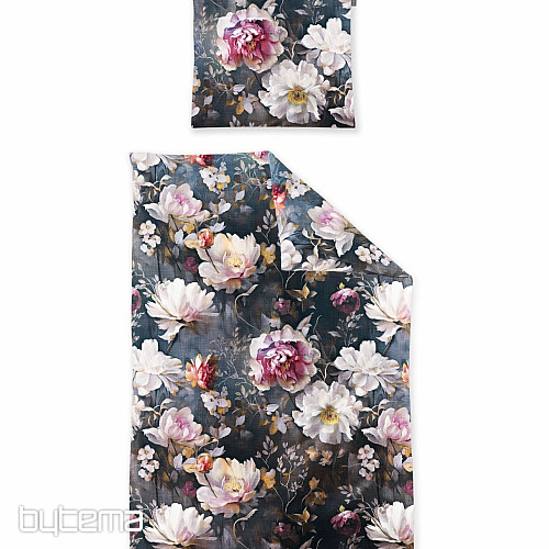 Raso di cotone lusso IRISETTE WAVE 8574-90 PEONIES