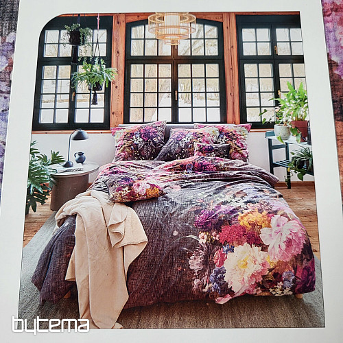 Biancheria da letto di lusso in flanella IRISETTE ZOBEL 8551-90 FIORI A MAGLIA