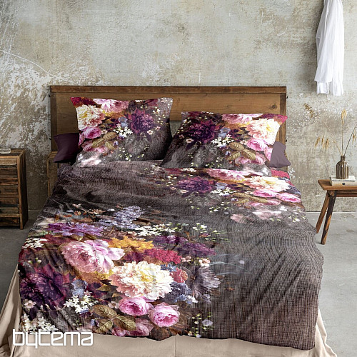 Biancheria da letto di lusso in flanella IRISETTE ZOBEL 8551-90 FIORI A MAGLIA