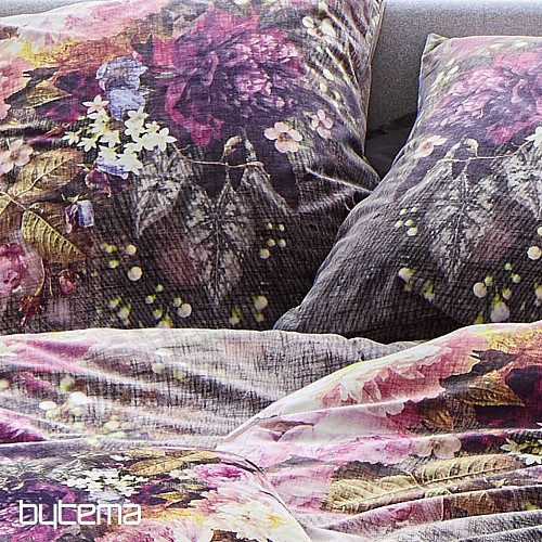 Biancheria da letto di lusso in flanella IRISETTE ZOBEL 8551-90 FIORI A MAGLIA