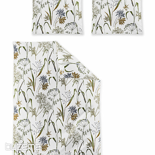 Biancheria da letto di lusso in flanella IRISETTE KOALA 8425-90 MEADOW GRASS bianco