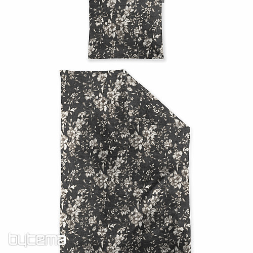 Biancheria da letto di lusso in flanella IRISETTE ZOBEL 8558-11 nero