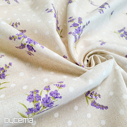 Tessuto decorativo LAVANDA pois