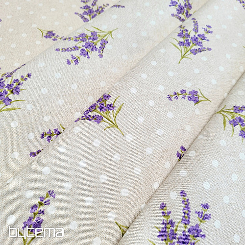 Tessuto decorativo LAVANDA pois