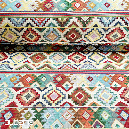 Tessuto decorativo MOJAVE multicolore