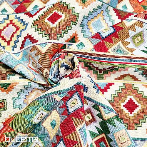 Tessuto decorativo MOJAVE multicolore