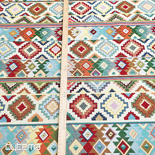 Tessuto decorativo MOJAVE multicolore